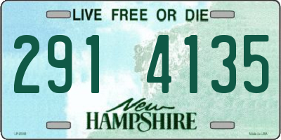 NH license plate 2914135