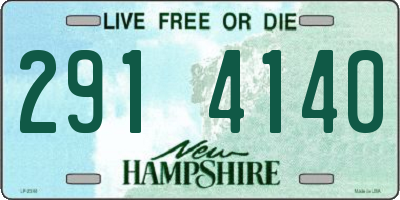 NH license plate 2914140