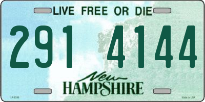 NH license plate 2914144