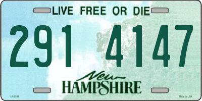 NH license plate 2914147