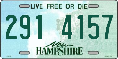 NH license plate 2914157