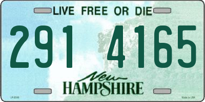 NH license plate 2914165