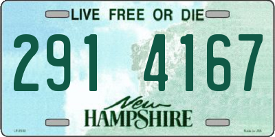 NH license plate 2914167