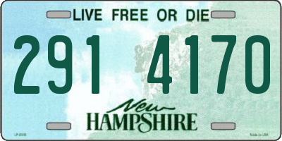 NH license plate 2914170