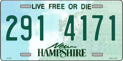 NH license plate 2914171