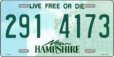 NH license plate 2914173