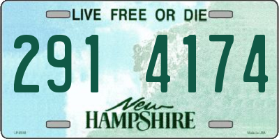 NH license plate 2914174