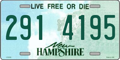 NH license plate 2914195