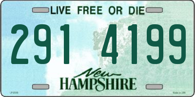 NH license plate 2914199