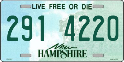 NH license plate 2914220