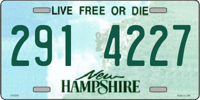 NH license plate 2914227