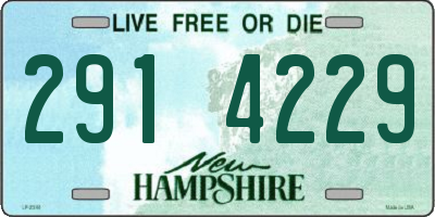 NH license plate 2914229