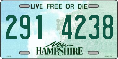 NH license plate 2914238