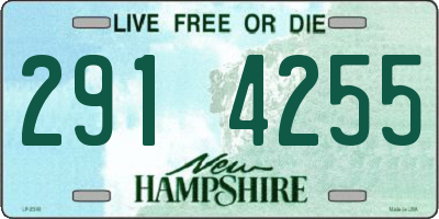 NH license plate 2914255