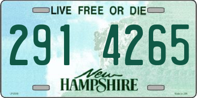 NH license plate 2914265
