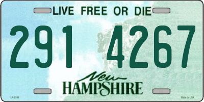 NH license plate 2914267