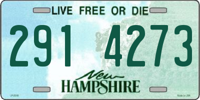 NH license plate 2914273