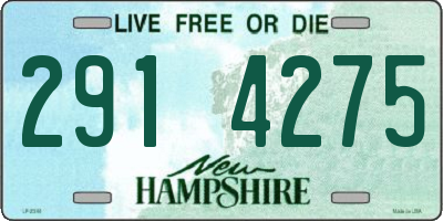 NH license plate 2914275
