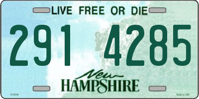 NH license plate 2914285