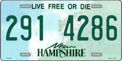 NH license plate 2914286