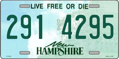NH license plate 2914295