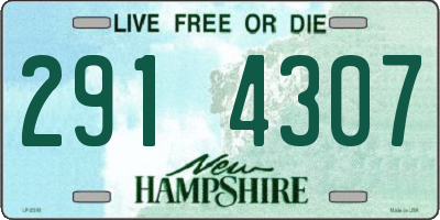 NH license plate 2914307