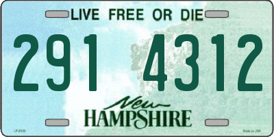 NH license plate 2914312