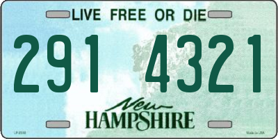 NH license plate 2914321