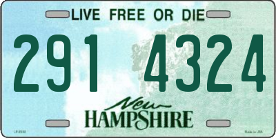 NH license plate 2914324