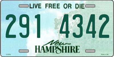 NH license plate 2914342