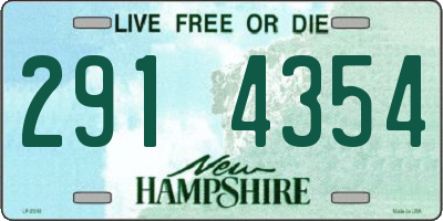 NH license plate 2914354