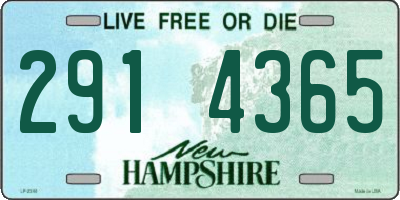 NH license plate 2914365