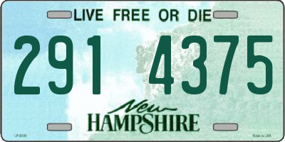 NH license plate 2914375