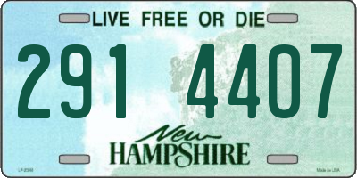 NH license plate 2914407