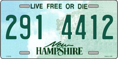 NH license plate 2914412