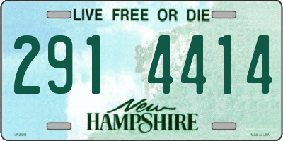 NH license plate 2914414