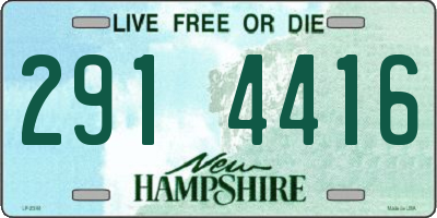 NH license plate 2914416