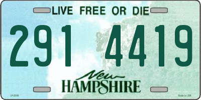 NH license plate 2914419