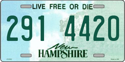 NH license plate 2914420