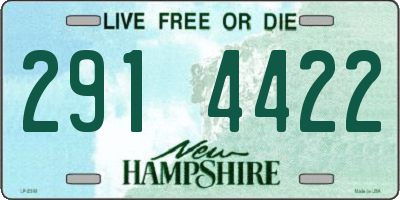 NH license plate 2914422