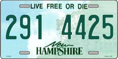 NH license plate 2914425