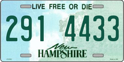 NH license plate 2914433
