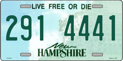 NH license plate 2914441