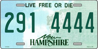 NH license plate 2914444