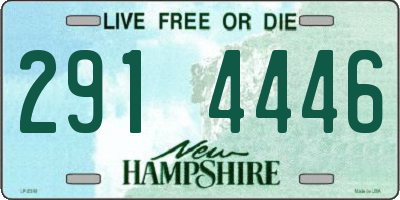 NH license plate 2914446