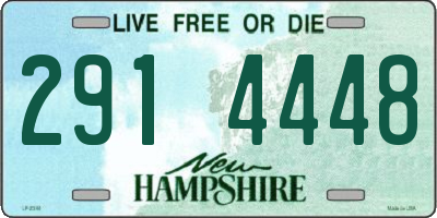 NH license plate 2914448