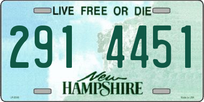 NH license plate 2914451