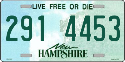 NH license plate 2914453