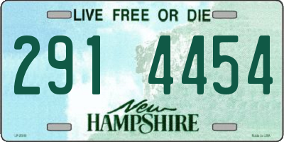 NH license plate 2914454