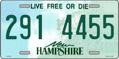 NH license plate 2914455